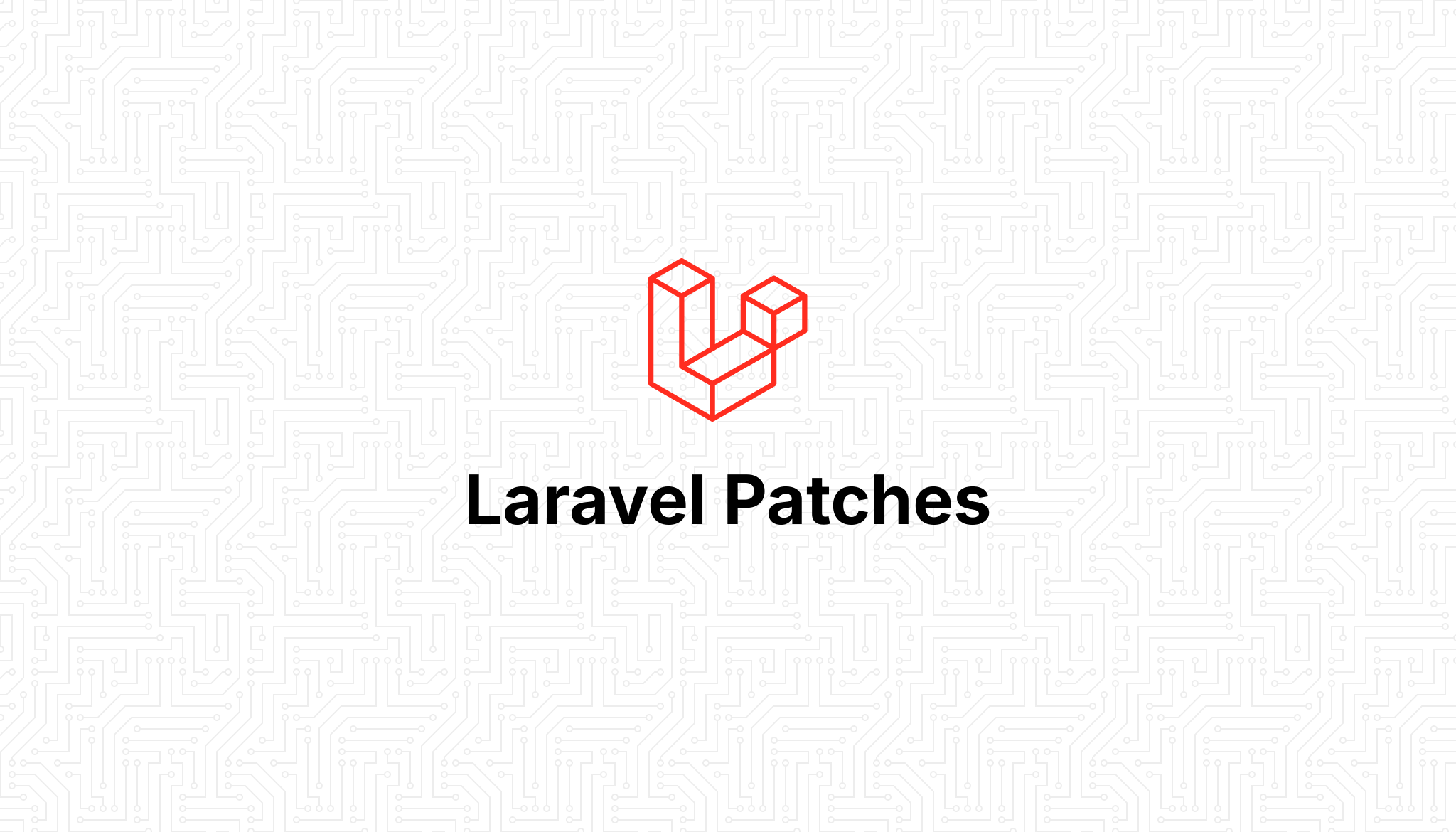 GitHub rappasoft/laravelpatches Run patches migration style in your